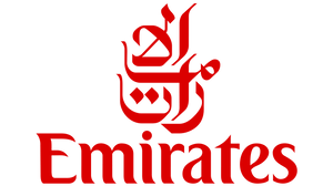 emirates logo against blank background